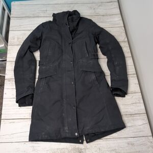 TNF The North Face Black Womens Long Down Parka Size Small